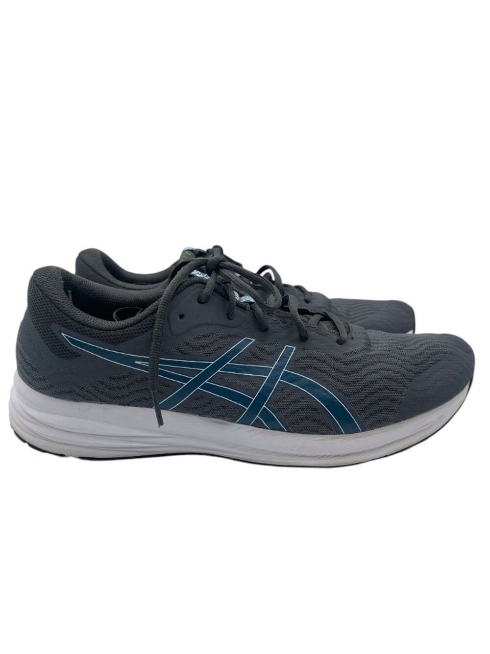 ASICS Men's Patriot 12 Running Shoes, 11 Carrier Grey/DEEP SEA Teal